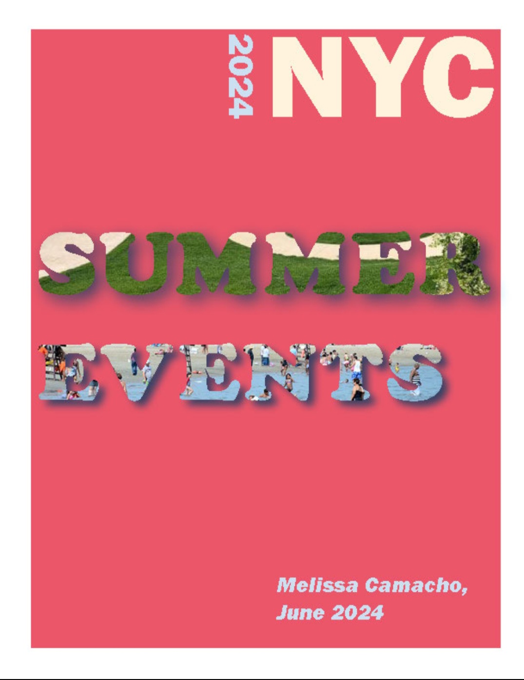 NYC Summer Events 2024 Cover Page